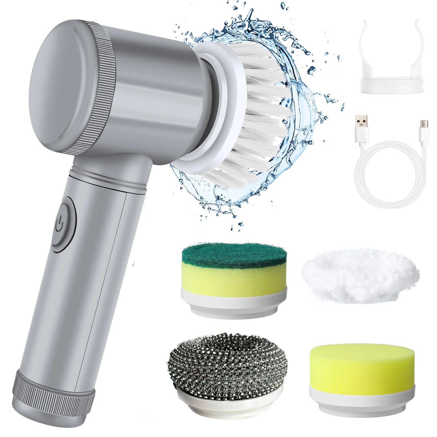 Multi functional household universal kitchen electric brush cleaning tool wireless electric cleaning brush automatic