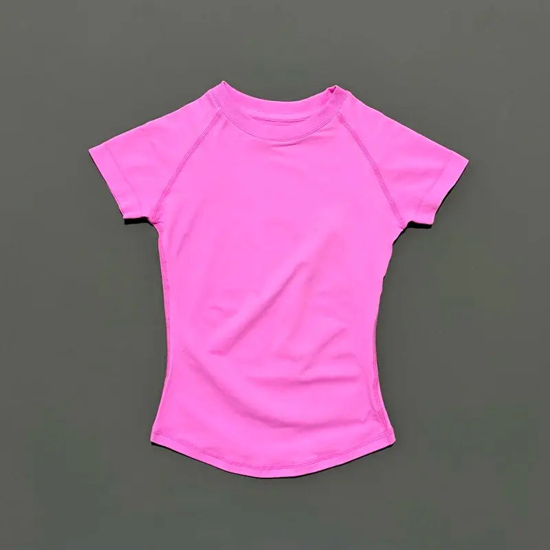 Women's quick dry sports t-shirt fitness apparel