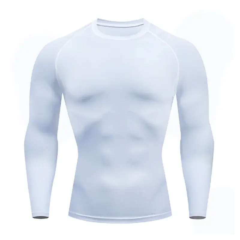 Men Compression Running T-Shirt Fitness Tight Long Sleeve Sport T-shirt Training Jogging Shirts Gym Sportswear Quick Dry Clothes Nyvora