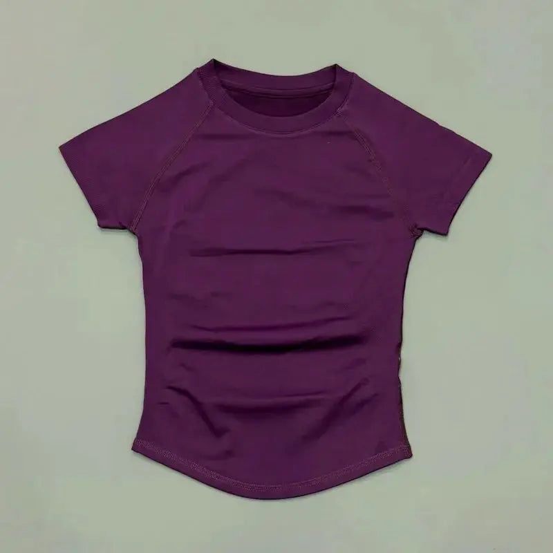Women's quick dry sports t-shirt fitness apparel