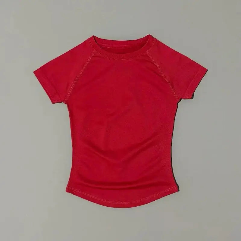 Women's quick dry sports t-shirt fitness apparel