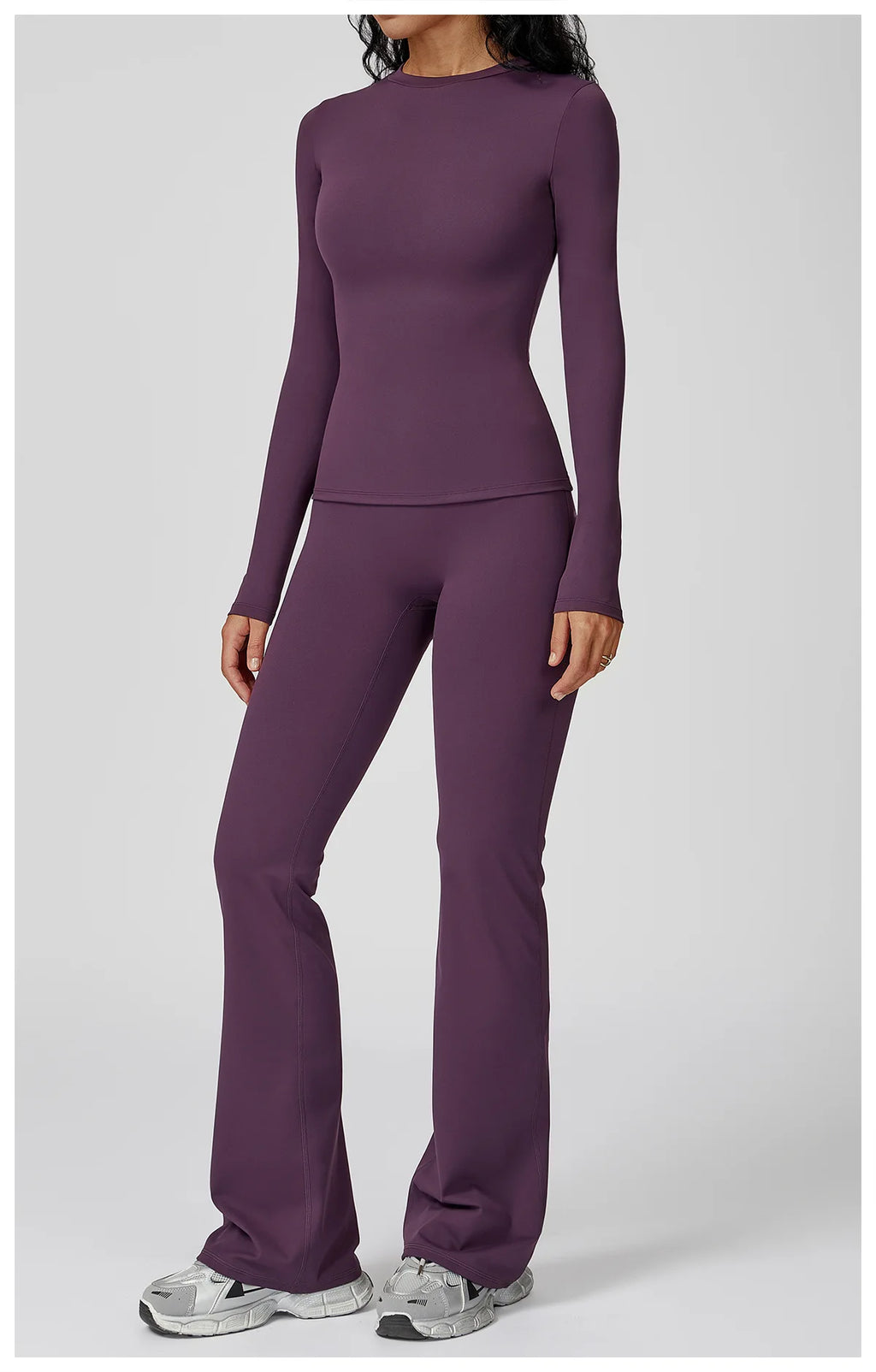 Yoga Set 2PCS Sportswear Sports Suits Women Tracksuits Gym Clothes Workout Legging Fitness Bra Crop Top Long Sleeve Sports Suit Nyvora