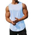 Men's quick dry sports tank top front view