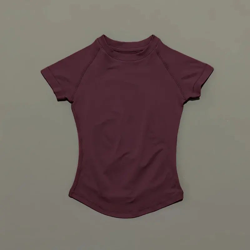 Women's quick dry sports t-shirt fitness apparel