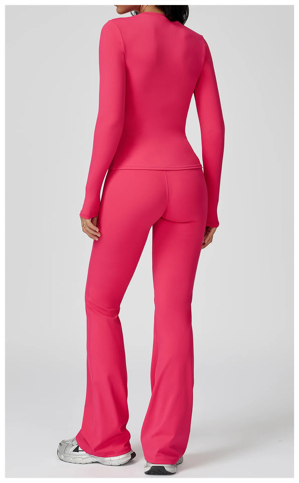 Yoga Set 2PCS Sportswear Sports Suits Women Tracksuits Gym Clothes Workout Legging Fitness Bra Crop Top Long Sleeve Sports Suit Nyvora