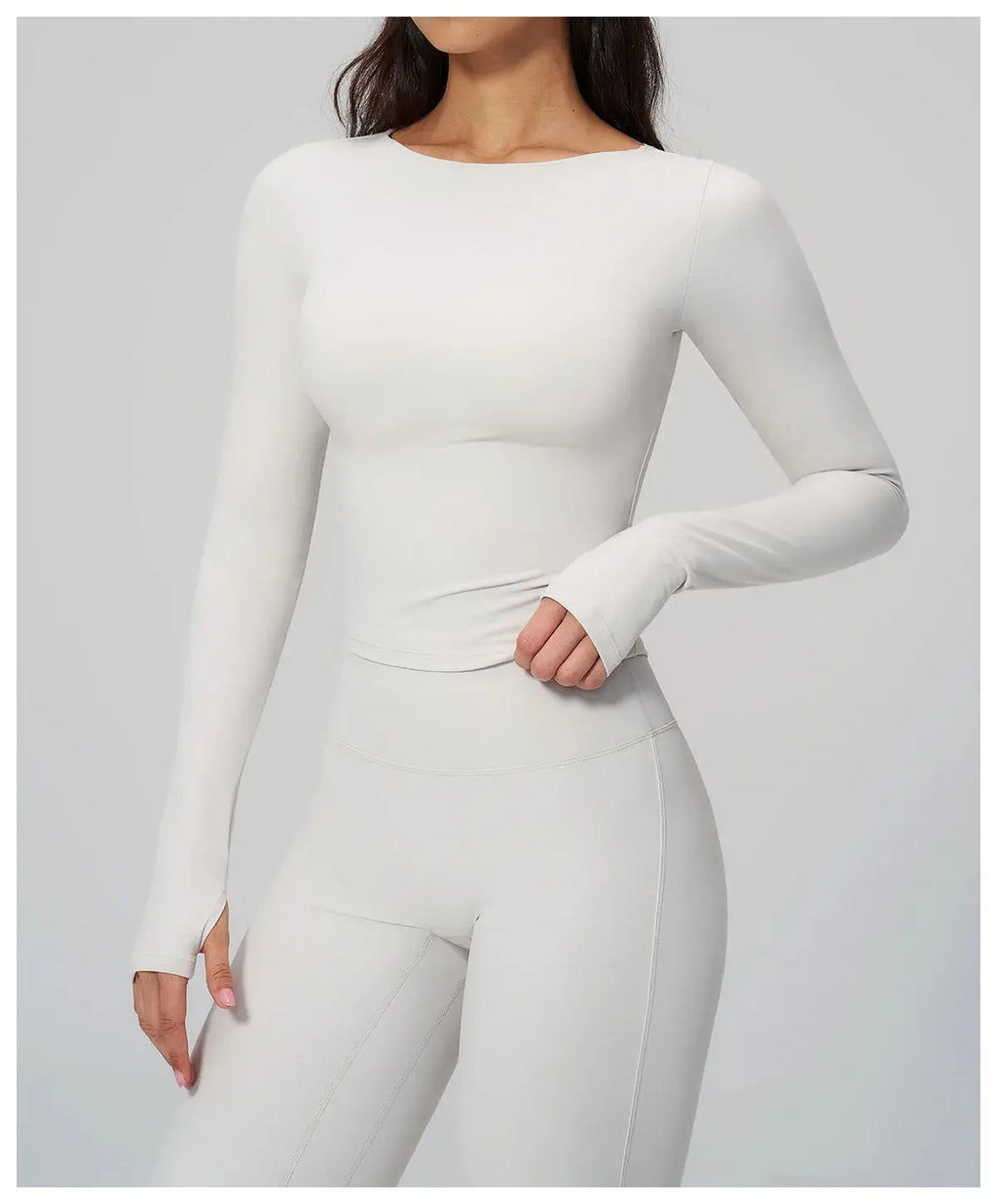 Women's long sleeve yoga t-shirt running top