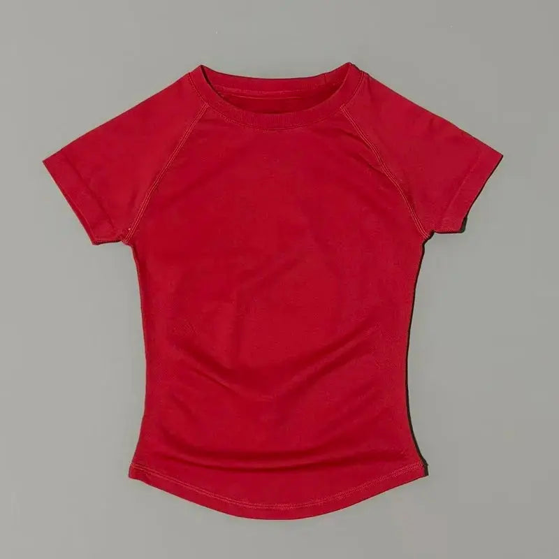 Women's quick dry sports t-shirt fitness apparel