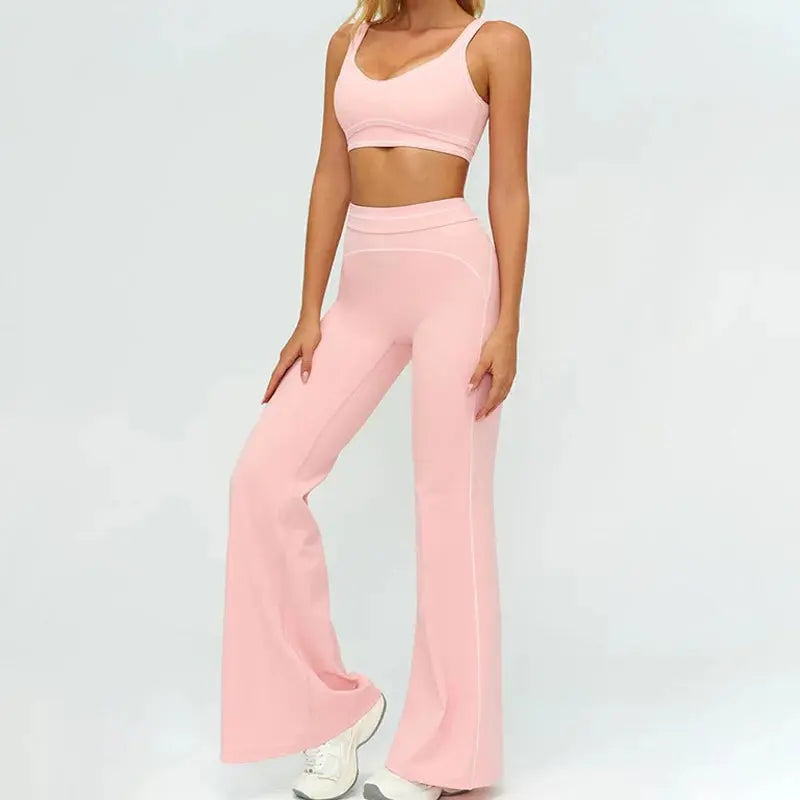 Women's tracksuit yoga set high-waisted leggings