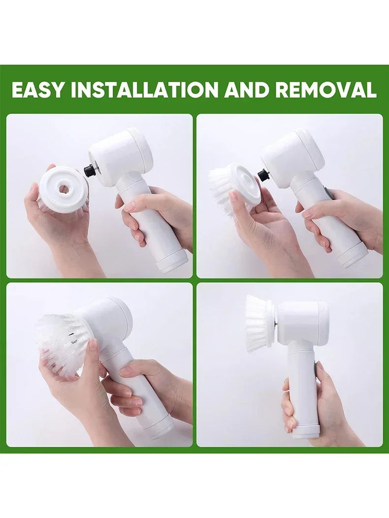 Multi functional household universal kitchen electric brush cleaning tool wireless electric cleaning brush automatic