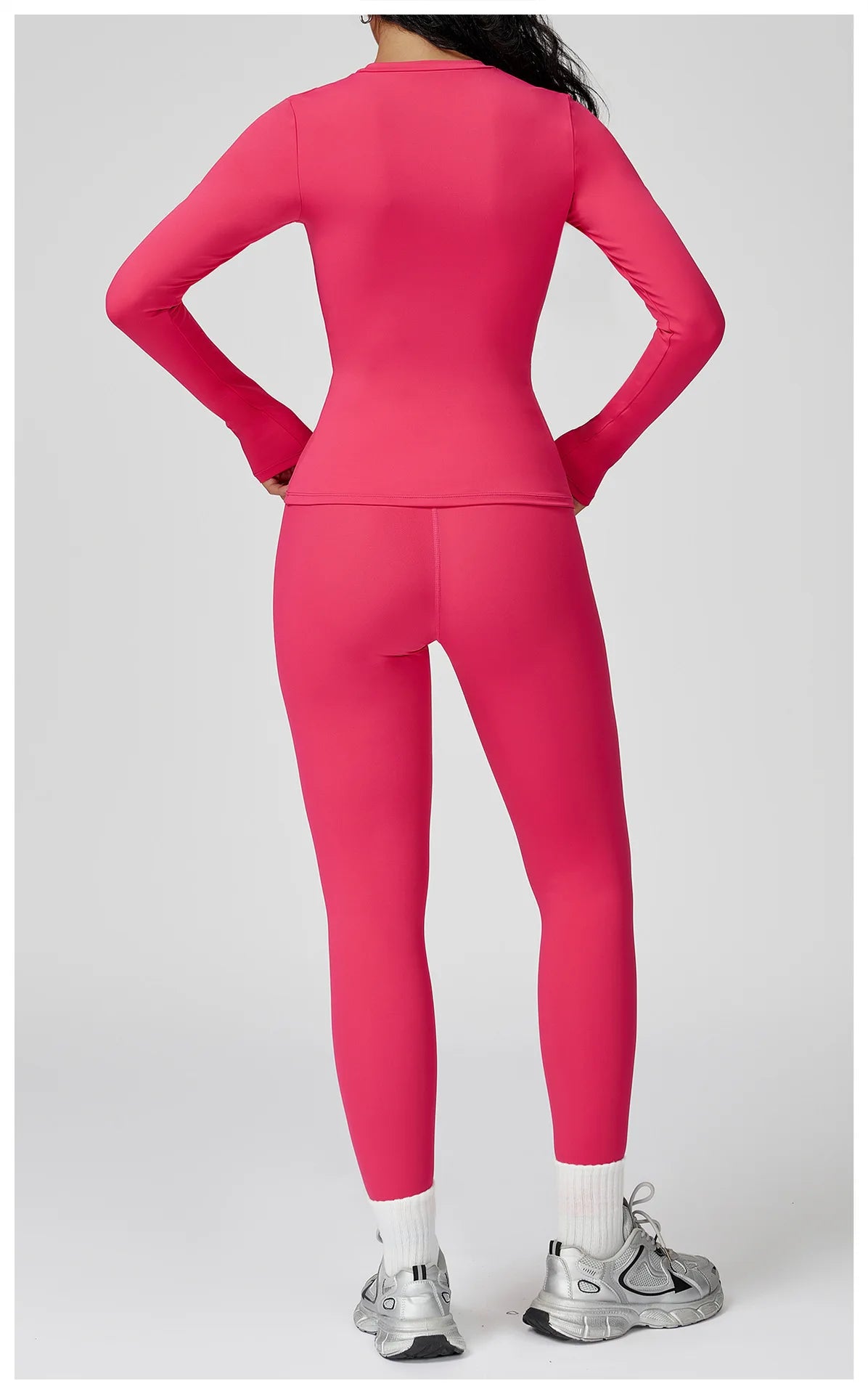 Yoga Set 2PCS Sportswear Sports Suits Women Tracksuits Gym Clothes Workout Legging Fitness Bra Crop Top Long Sleeve Sports Suit Nyvora
