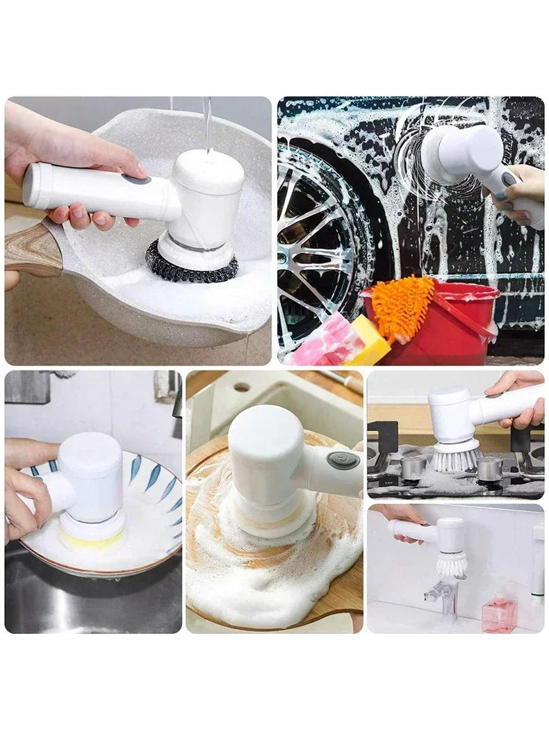 Multi functional household universal kitchen electric brush cleaning tool wireless electric cleaning brush automatic