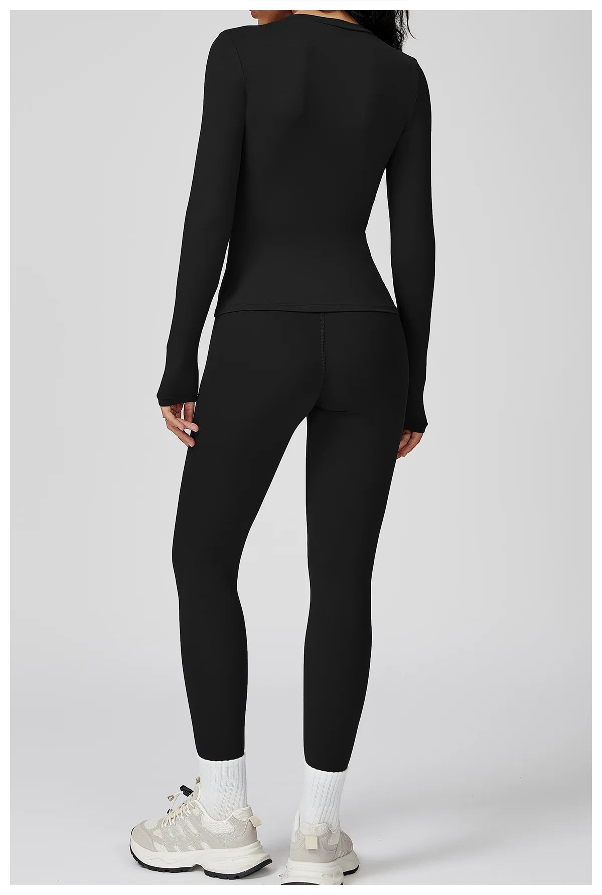 Yoga Set 2PCS Sportswear Sports Suits Women Tracksuits Gym Clothes Workout Legging Fitness Bra Crop Top Long Sleeve Sports Suit Nyvora