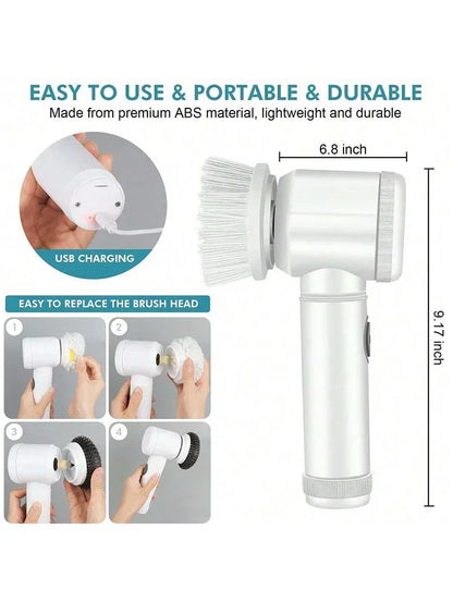 Multi functional household universal kitchen electric brush cleaning tool wireless electric cleaning brush automatic