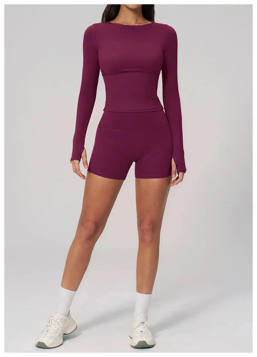 Women's long sleeve yoga t-shirt running top