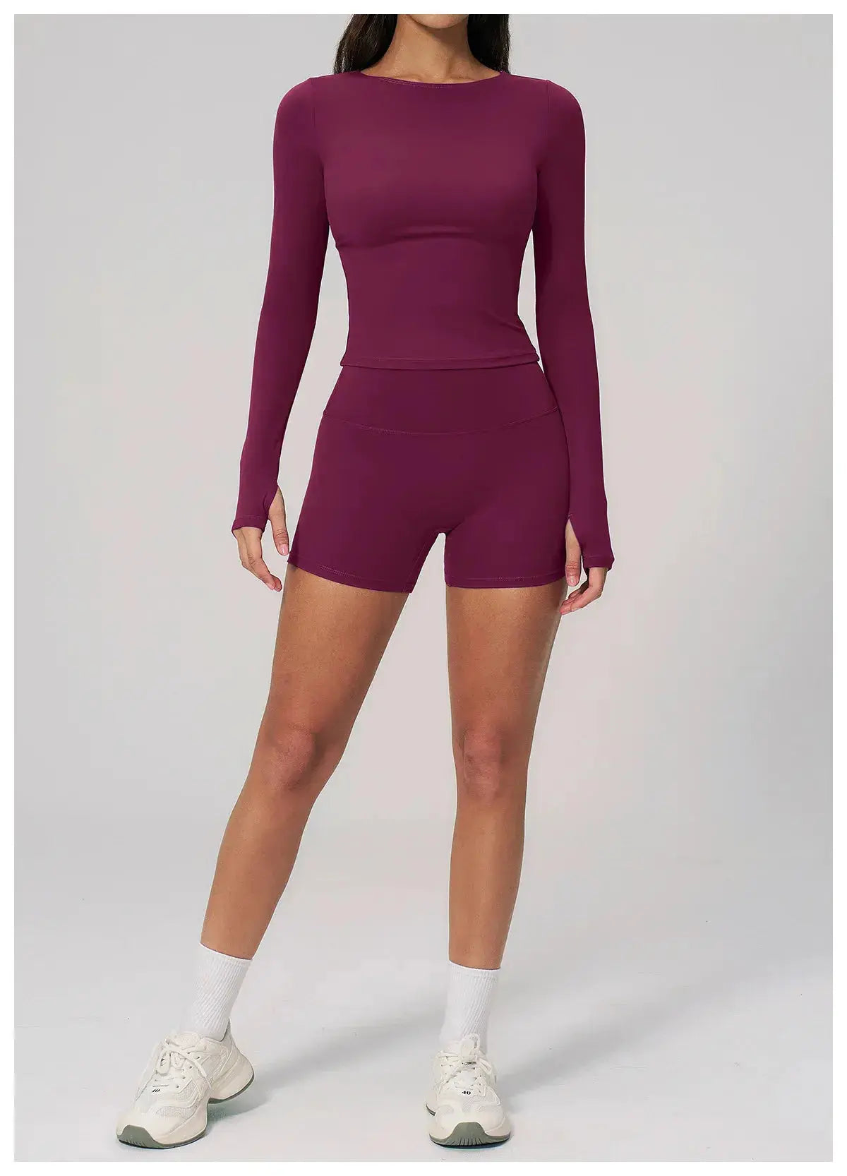 Women's long sleeve yoga t-shirt running top