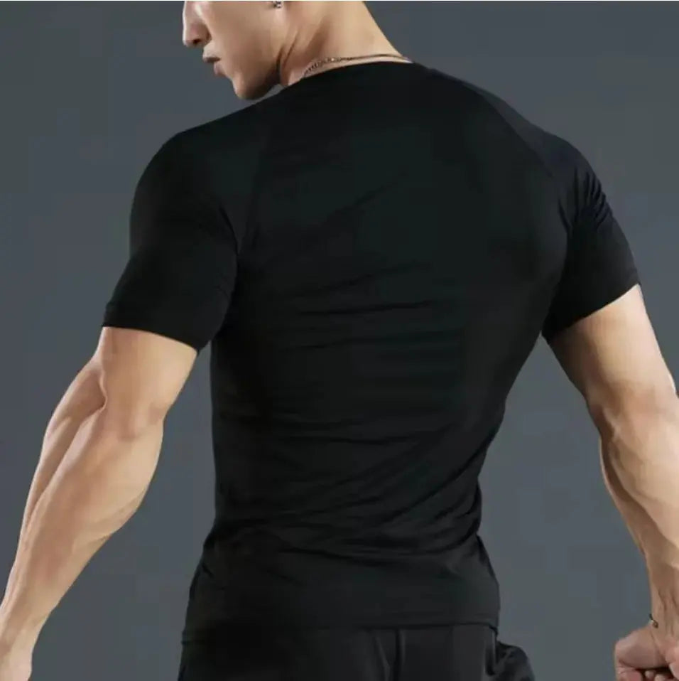 Men Compression Running T-Shirt Fitness Tight Long Sleeve Sport T-shirt Training Jogging Shirts Gym Sportswear Quick Dry Clothes Nyvora