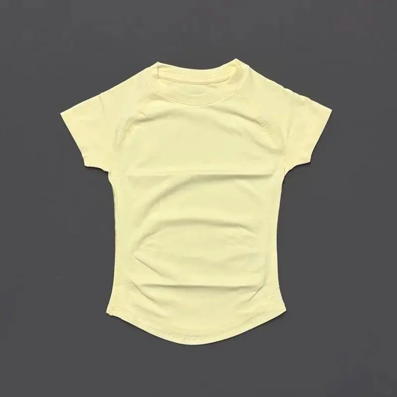 Women's quick dry sports t-shirt fitness apparel