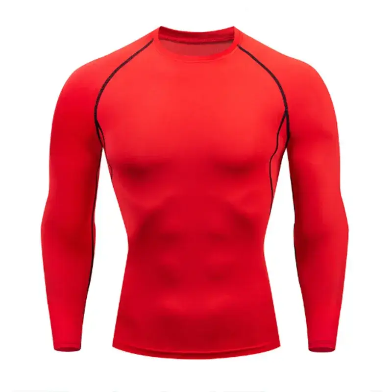 Men's compression running t-shirt athletic wear