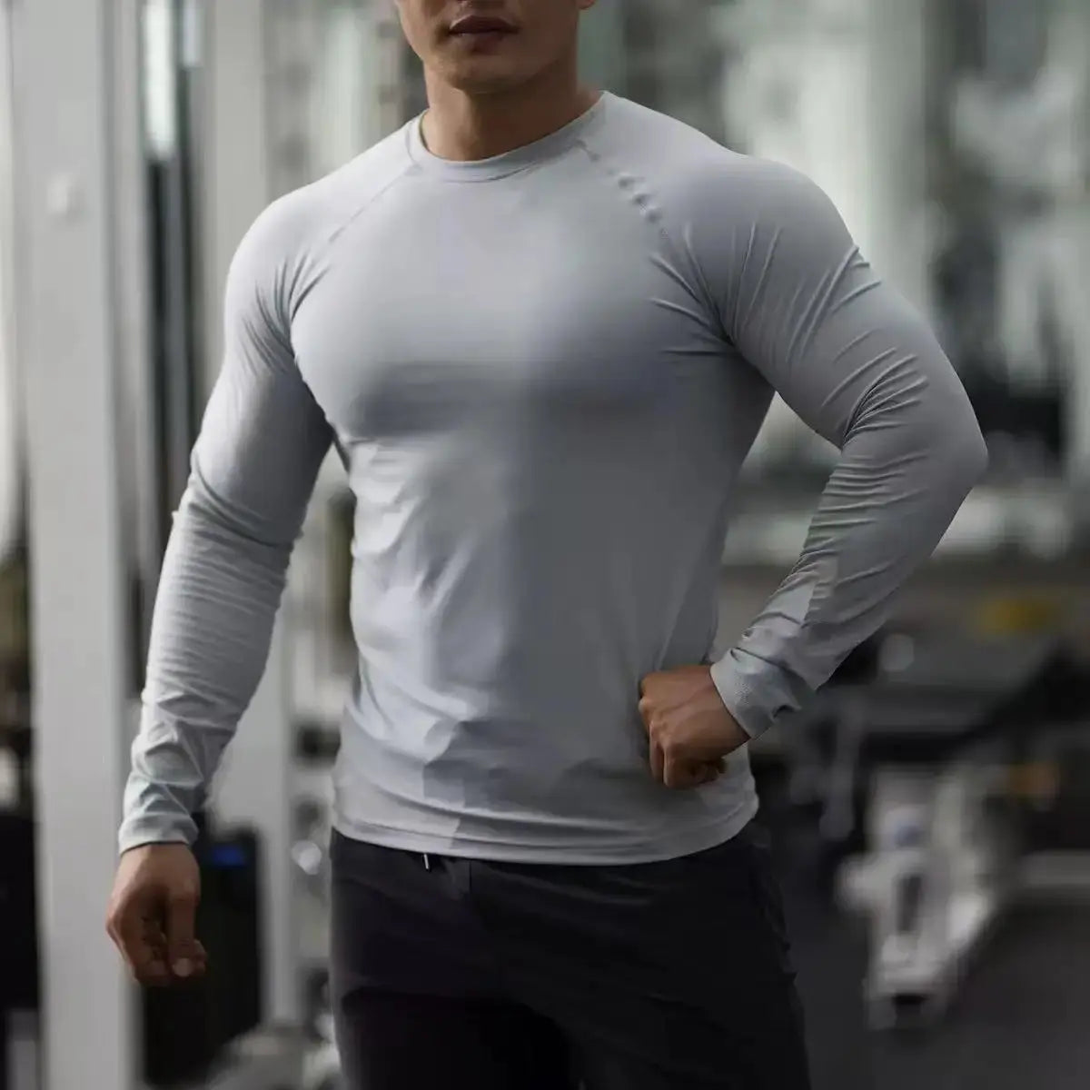 Men Compression Running T-Shirt Fitness Tight Long Sleeve Sport T-shirt Training Jogging Shirts Gym Sportswear Quick Dry Clothes Nyvora