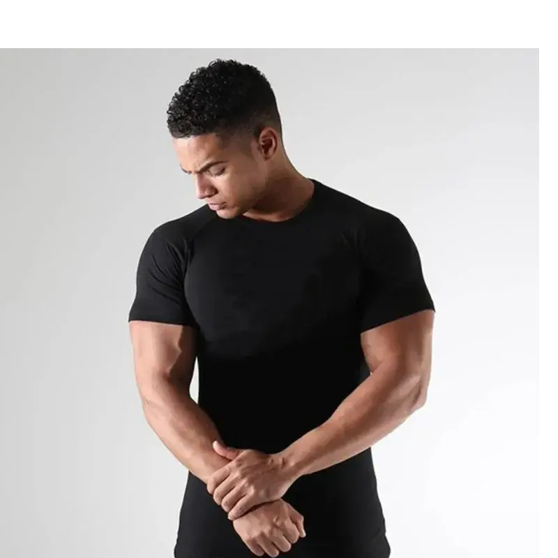 Men Compression Running T-Shirt Fitness Tight Long Sleeve Sport T-shirt Training Jogging Shirts Gym Sportswear Quick Dry Clothes Nyvora
