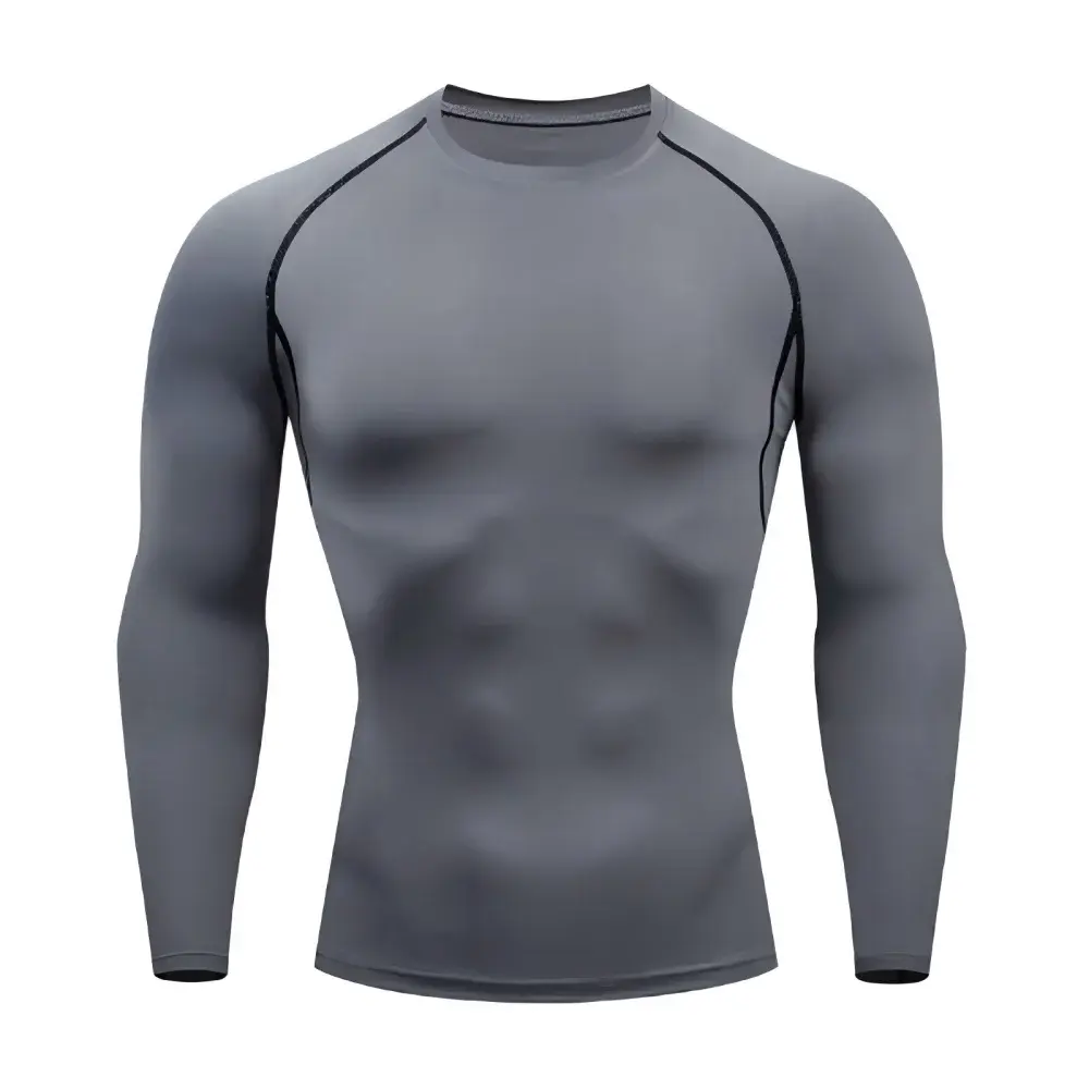 Men's compression running t-shirt athletic wear