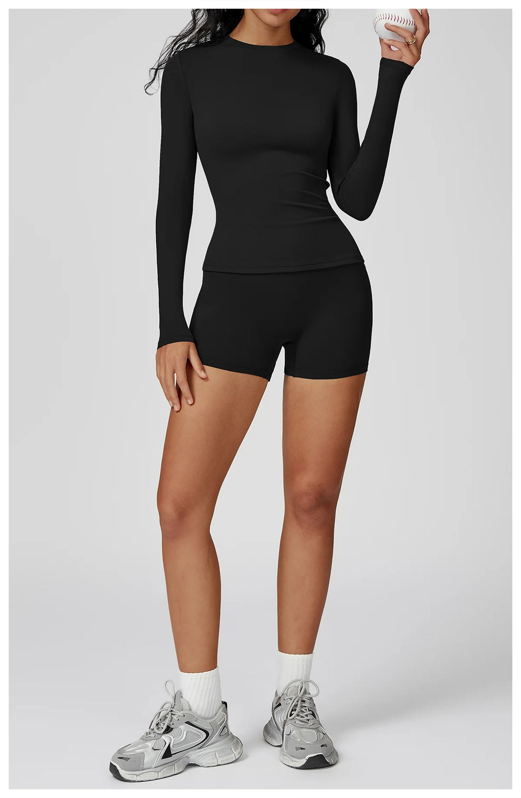 Yoga Set 2PCS Sportswear Sports Suits Women Tracksuits Gym Clothes Workout Legging Fitness Bra Crop Top Long Sleeve Sports Suit Nyvora