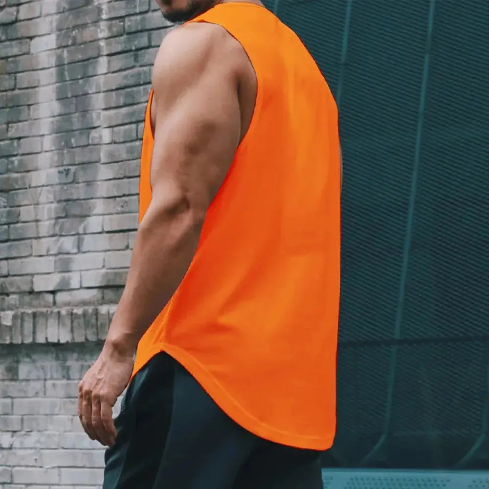 Summer Marathon Quick Dry Sports Tank Top Men's Sleeveless Tank Top Running Training Basketball Loose Fit Tank Top Nyvora