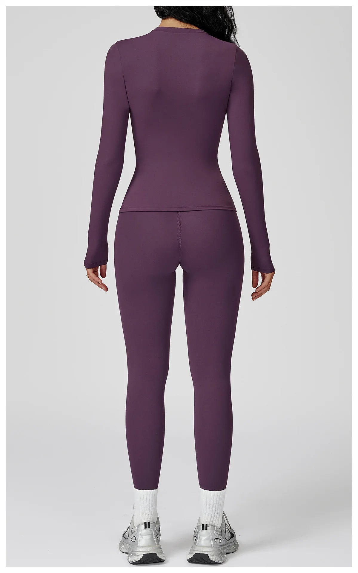 Yoga Set 2PCS Sportswear Sports Suits Women Tracksuits Gym Clothes Workout Legging Fitness Bra Crop Top Long Sleeve Sports Suit Nyvora