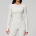 Women's long sleeve yoga t-shirt running top