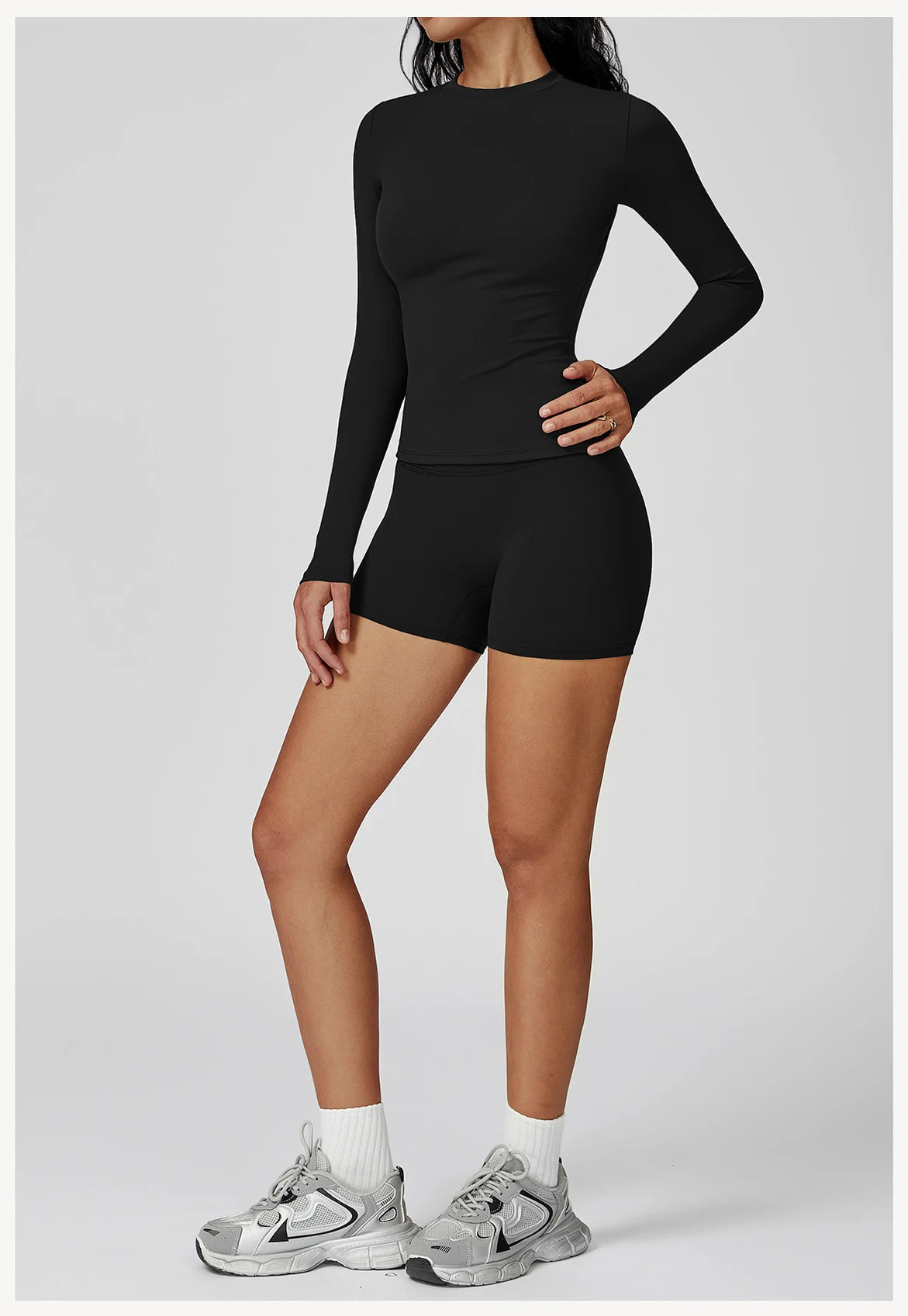 Yoga Set 2PCS Sportswear Sports Suits Women Tracksuits Gym Clothes Workout Legging Fitness Bra Crop Top Long Sleeve Sports Suit Nyvora