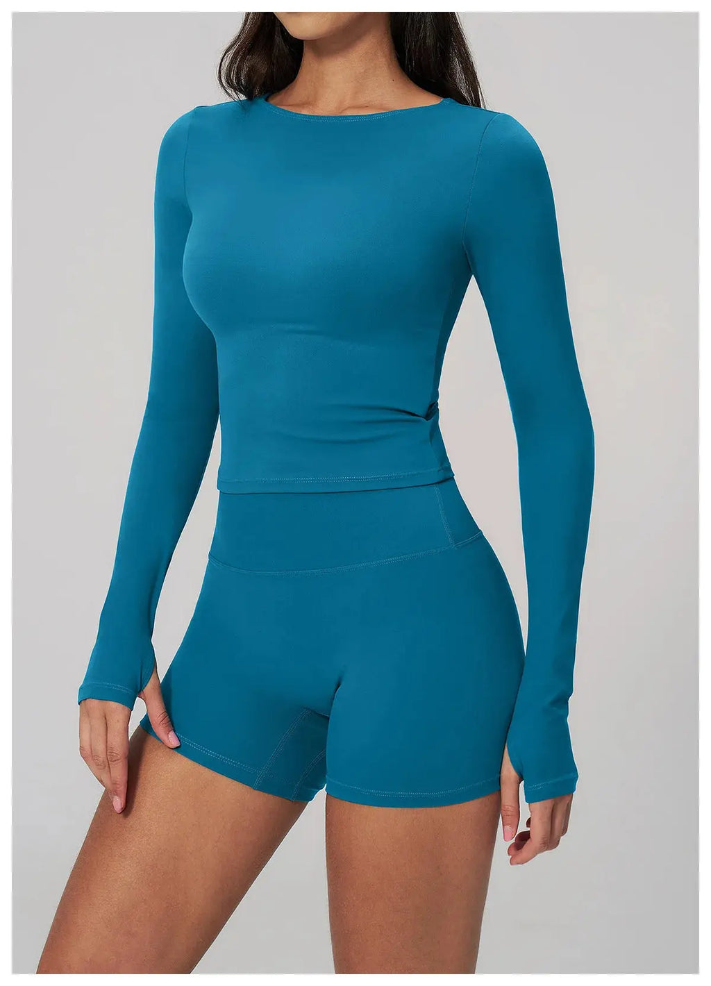 Women's long sleeve yoga t-shirt running top