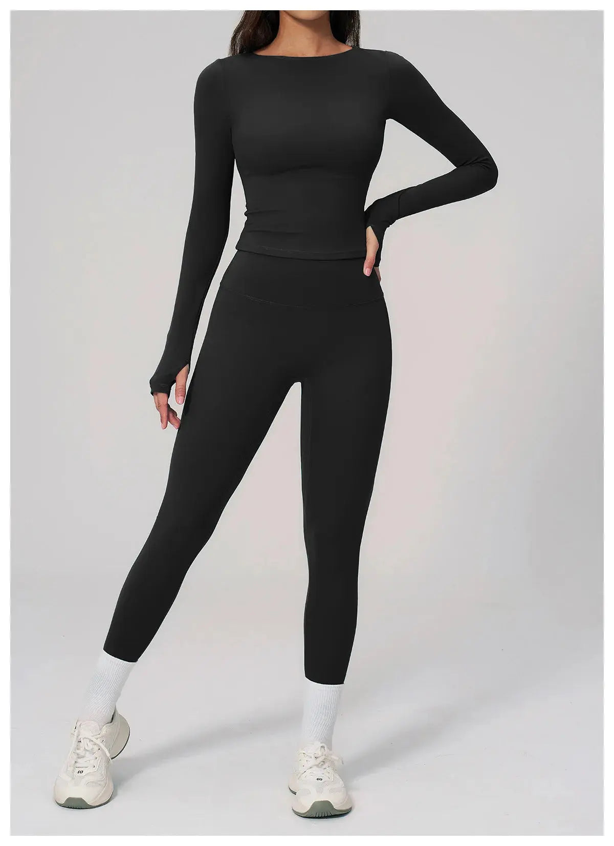Women's long sleeve yoga t-shirt running top