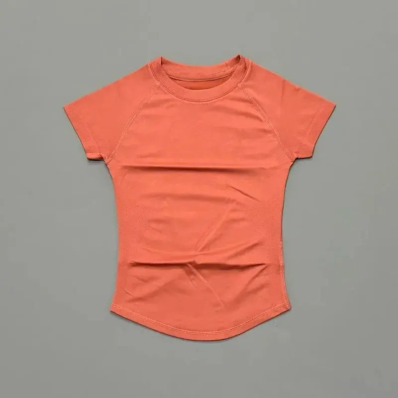 Women's quick dry sports t-shirt fitness apparel