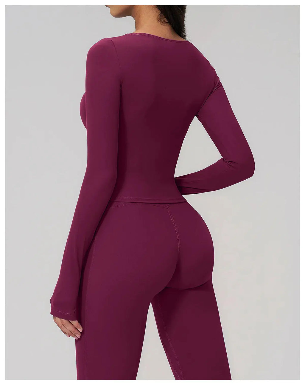Women's long sleeve yoga t-shirt running top