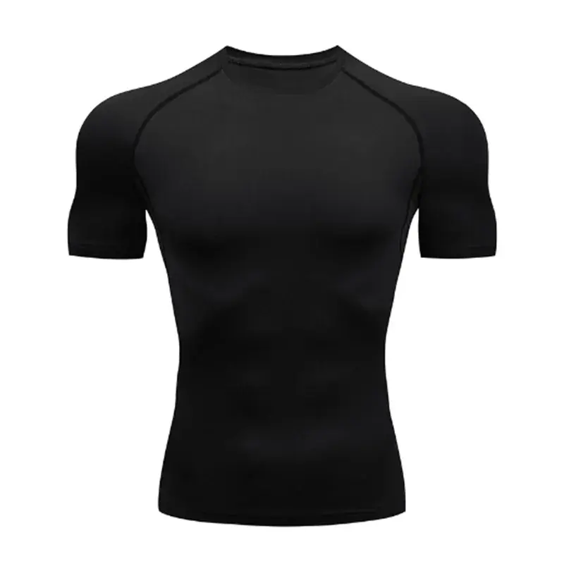 Men's running compression t-shirt fitness apparel