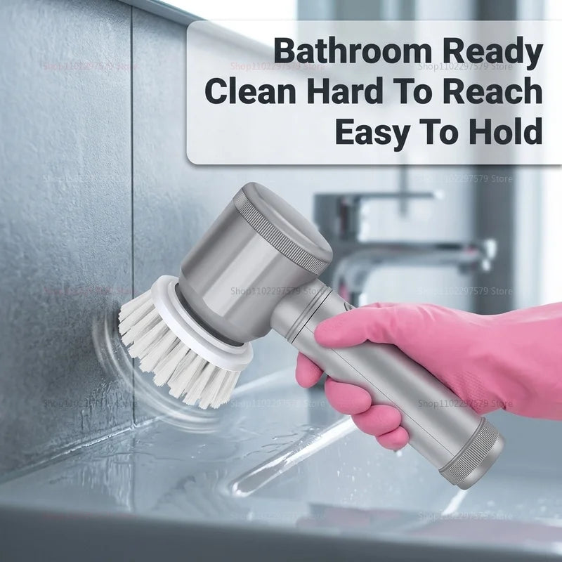 Multi functional household universal kitchen electric brush cleaning tool wireless electric cleaning brush automatic